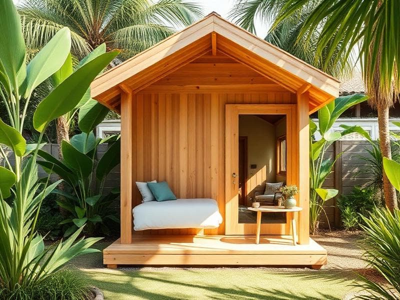Chalé Guarajuba - Kit pré-fabricado de madeira